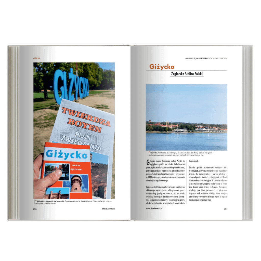 Przewodnik Mazurska Pętla Rowerowa – Giżycko, żeglarska stolica na trasie