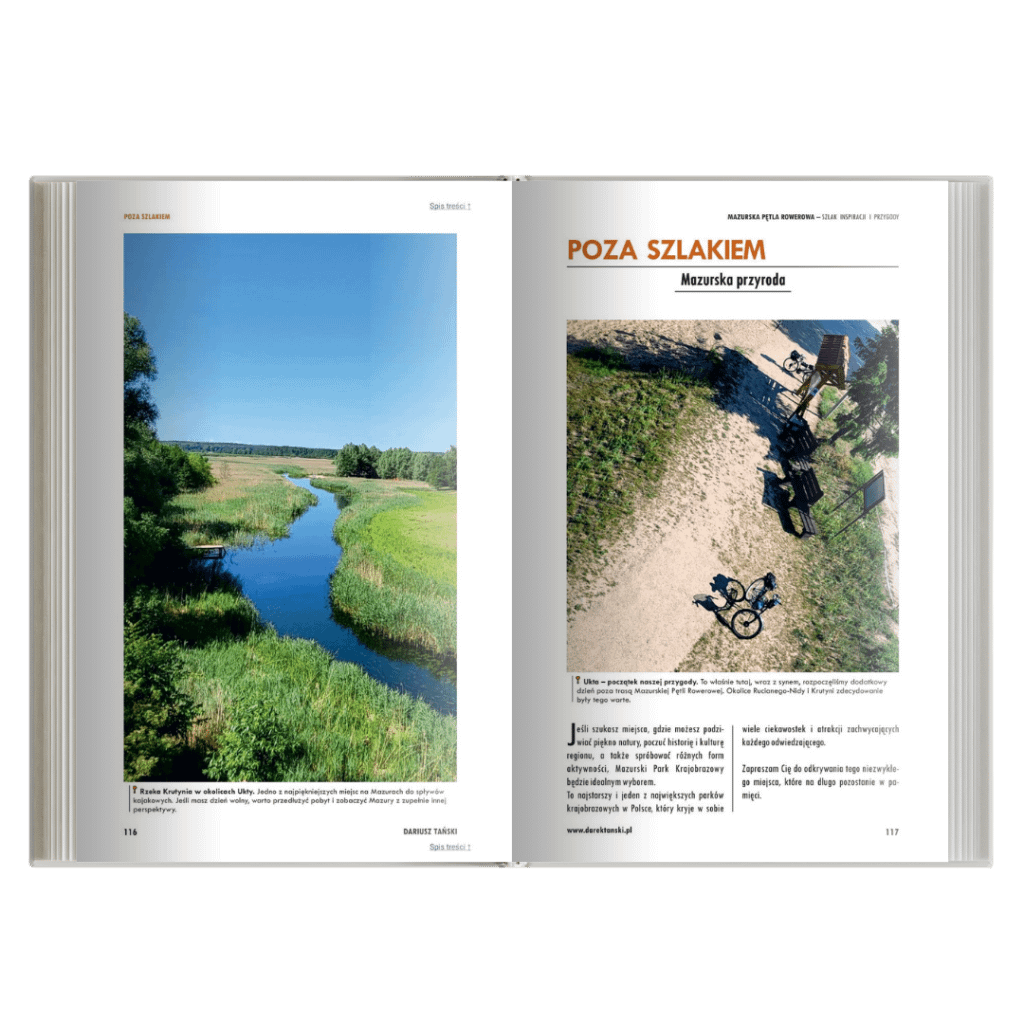 Przewodnik Mazurska Pętla Rowerowa – Mazurski Park Krajobrazowy poza szlakiem