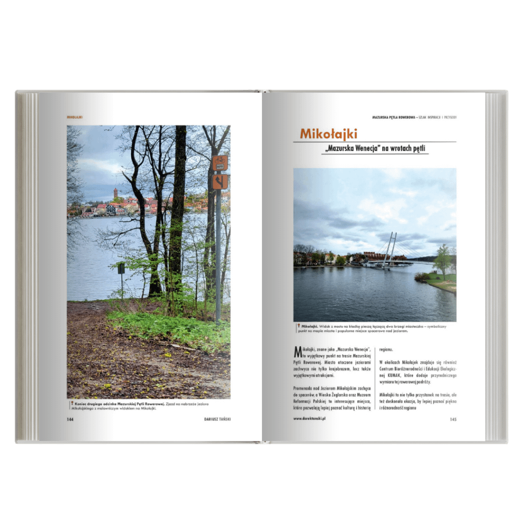 Przewodnik Mazurska Pętla Rowerowa – Mikołajki na trasie rowerowej