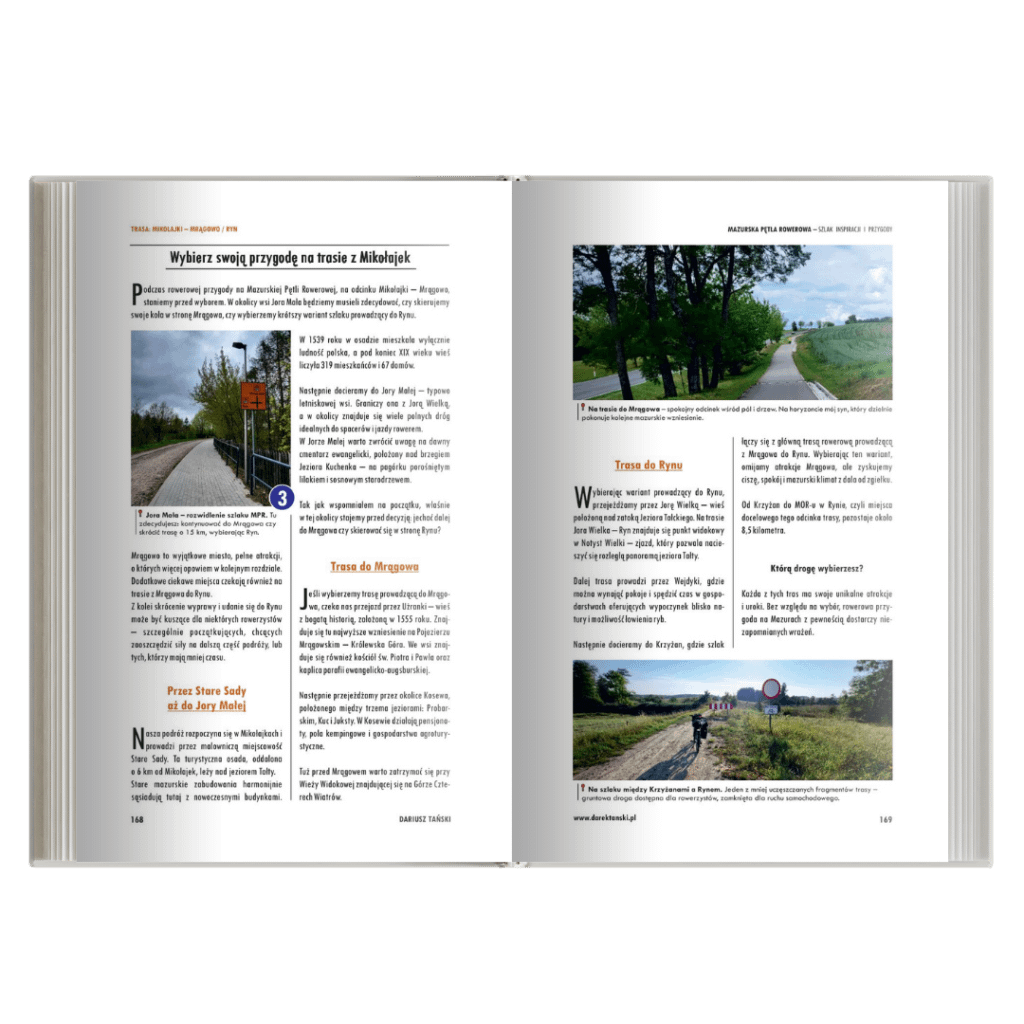 Przewodnik Mazurska Pętla Rowerowa – wybór trasy z Mikołajek w kierunku Mrągowa lub Rynu