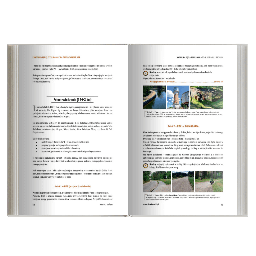 Przewodnik „Mazurska Pętla Rowerowa – Szlak inspiracji i przygody” – gotowy plan przejazdu i podział trasy na dni