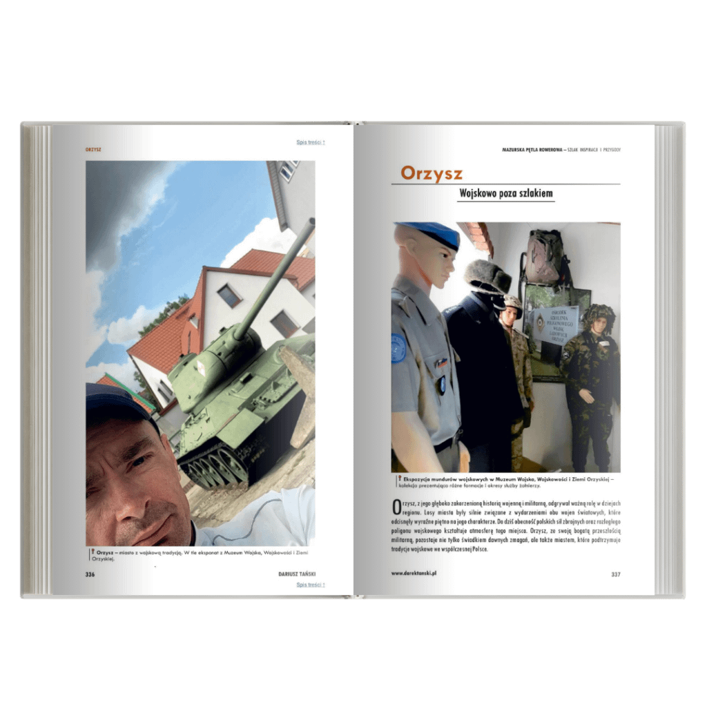 Przewodnik Mazurska Pętla Rowerowa – Orzysz poza szlakiem, wojskowy charakter miejsca