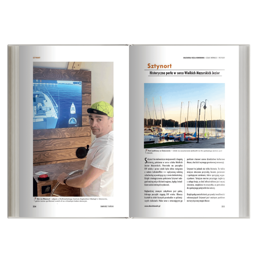 Przewodnik Mazurska Pętla Rowerowa – Sztynort, port i historyczne miejsce na trasie