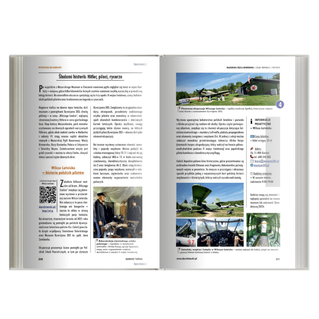 Przewodnik Mazurska Pętla Rowerowa – wycieczka poza szlakiem do Gierłoży (Wilczy Szaniec)