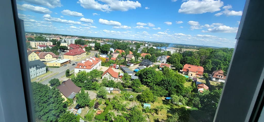 Startuj w Piszu – widok na Pisz z Wieży Ciśnień