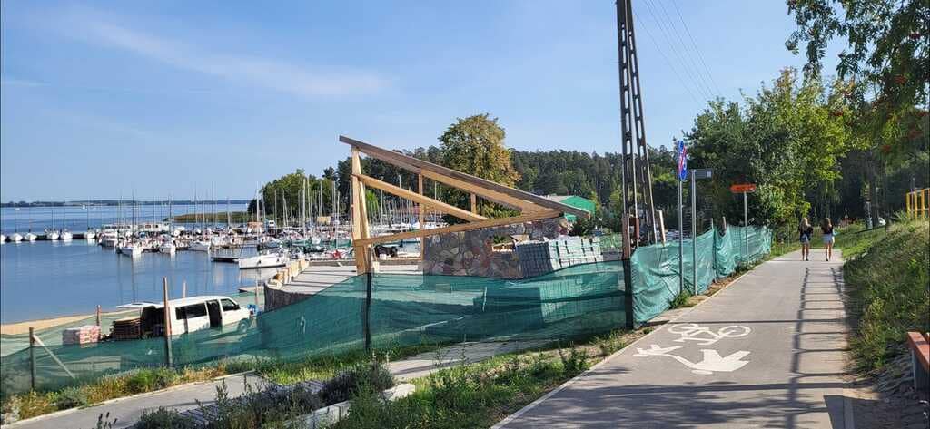Mazurska Pętla Rowerowa 2023. MOR Wilkasy na Mazurskiej Pętli Rowerowej w trakcie budowy