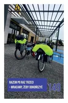 Wnętrze książki Dziennik Swobodnej Opowieści Mazurska Pętla Rowerowa – wspólny powrót na trasę