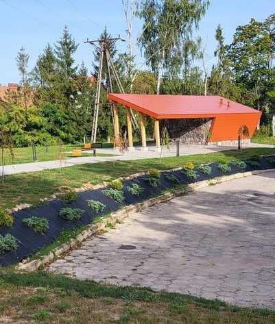 Miejsce Obsługi Rowerzystów w Rucianem-Nidzie na trasie Mazurskiej Pętli Rowerowej