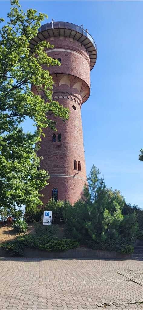 Mazurska Pętla Rowerowa 2023. Wieża Ciśnień w Giżycku na Mazurach