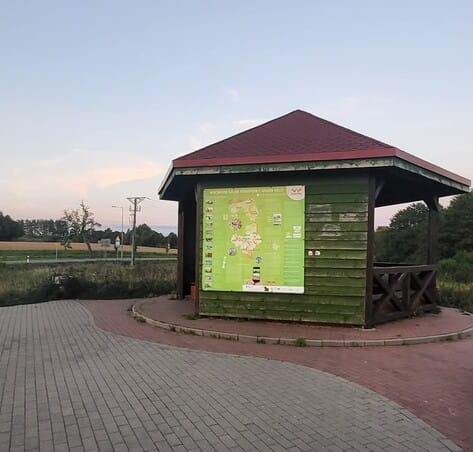 Miejsce Obsługi Rowerzystów Green Velo – infrastruktura szlaku łączącego się z Mazurską Pętlą Rowerową