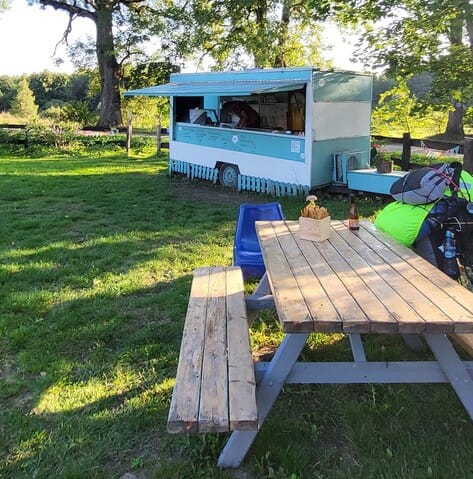 Bike Bar Pliwa - miejsce postoju rowerzystów na Mazurskiej Pętli Rowerowej"