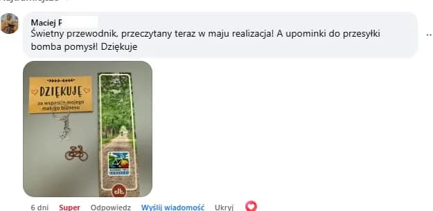 Recenzja czytelnika – zrzut ekranu