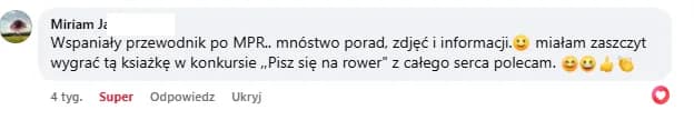 Recenzja czytelnika – zrzut ekranu